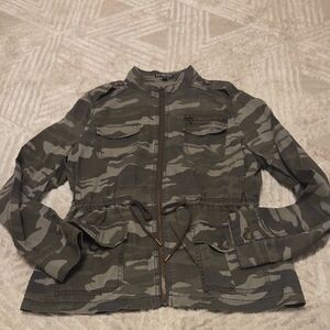 Express Green Camouflage Jacket